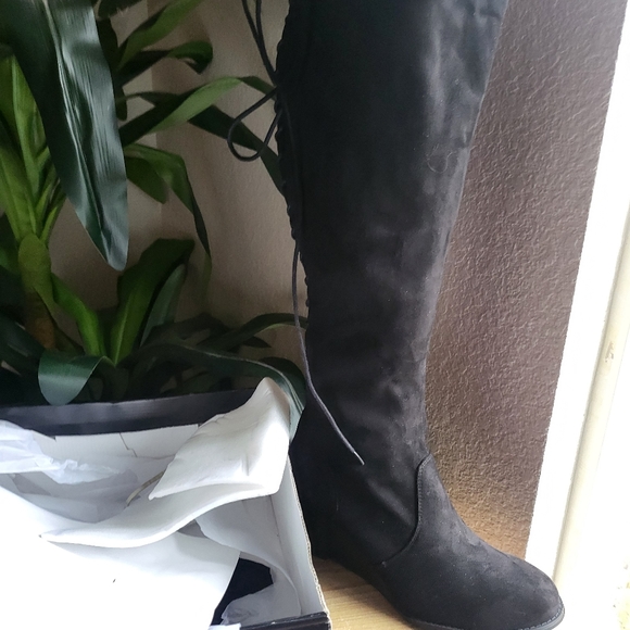 Torrid over the knee sued leather boots size 12W - Picture 5 of 5